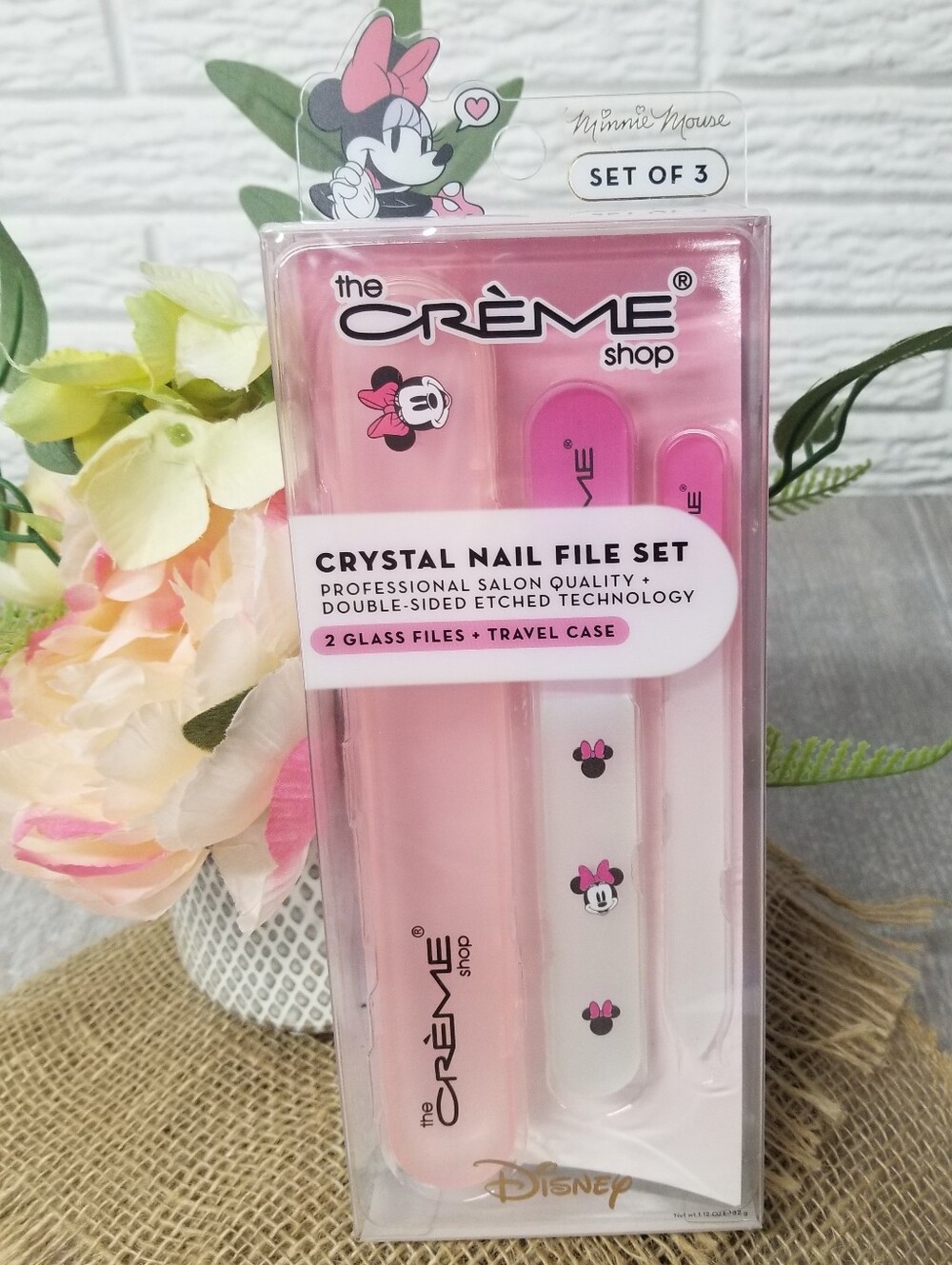 Minnie Mouse/ The Creme Shop Nail File Set